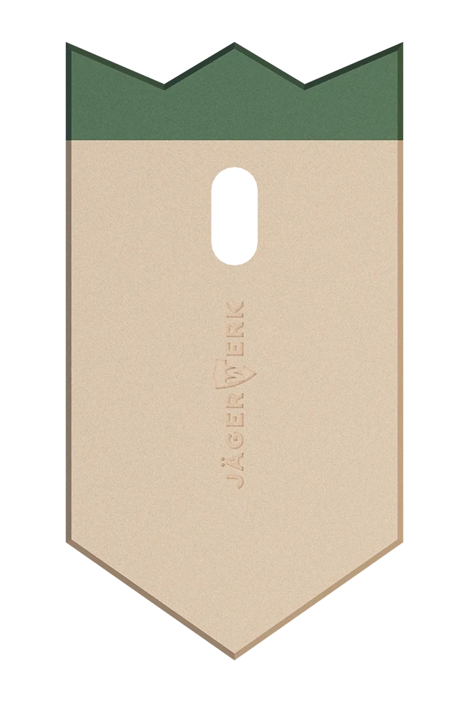 JägerWerk Trophäenbrett Rehbock Reh Geschenk Jäger Krone