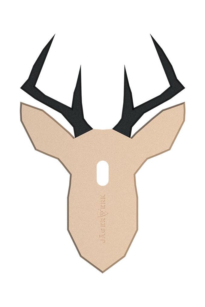 JägerWerk Trophäenbrett Rehbock Reh Geschenk Jäger
