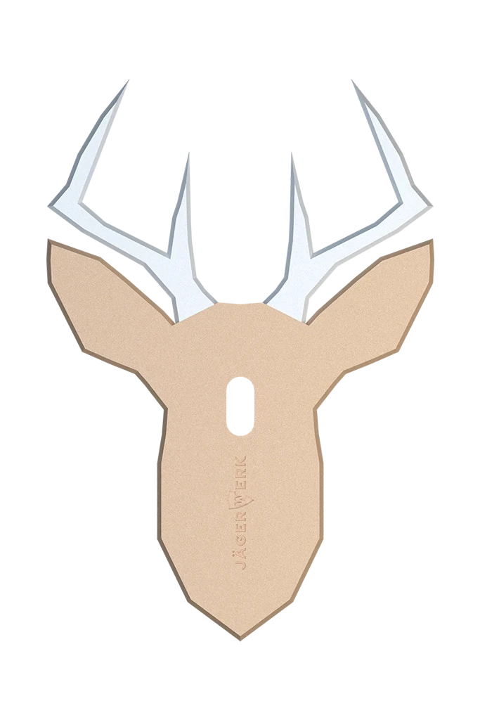 JägerWerk Trophäenbrett Rehbock Reh Geschenk Jäger