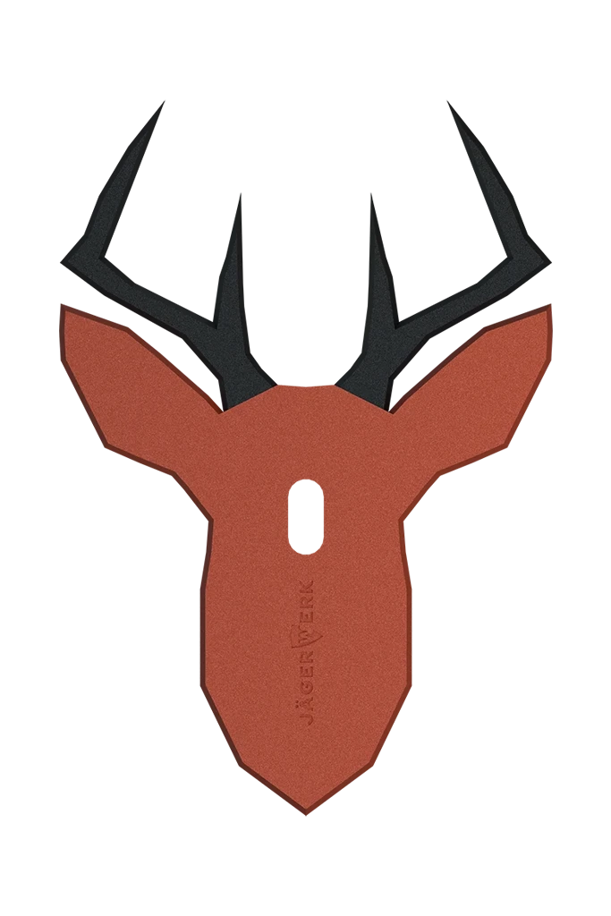 JägerWerk Trophäenbrett Rehbock Reh Geschenk Jäger