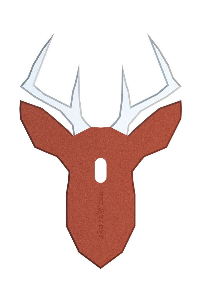JägerWerk Trophäenbrett Rehbock Reh Geschenk Jäger