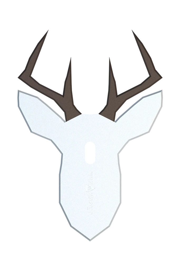 JägerWerk Trophäenbrett Rehbock Reh Geschenk Jäger